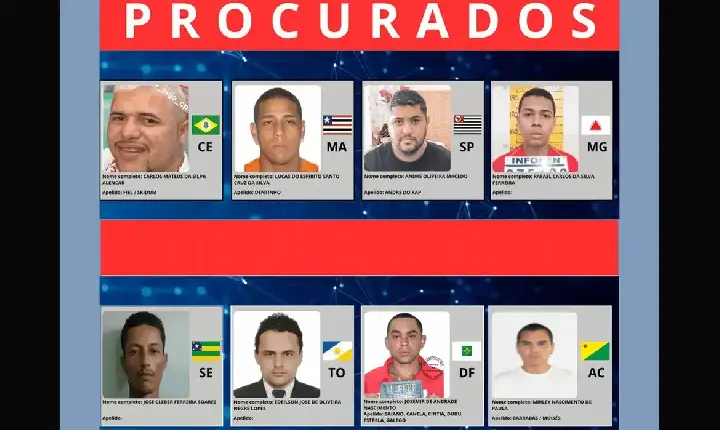 Ministério da Justiça lança site com os mais procurados do país