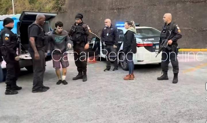 Polícia prende suspeito de roubos no comércio de Teresópolis