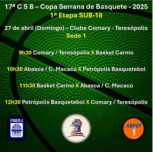 Teresópolis sedia mais uma rodada da Copa Serrana de Basquete