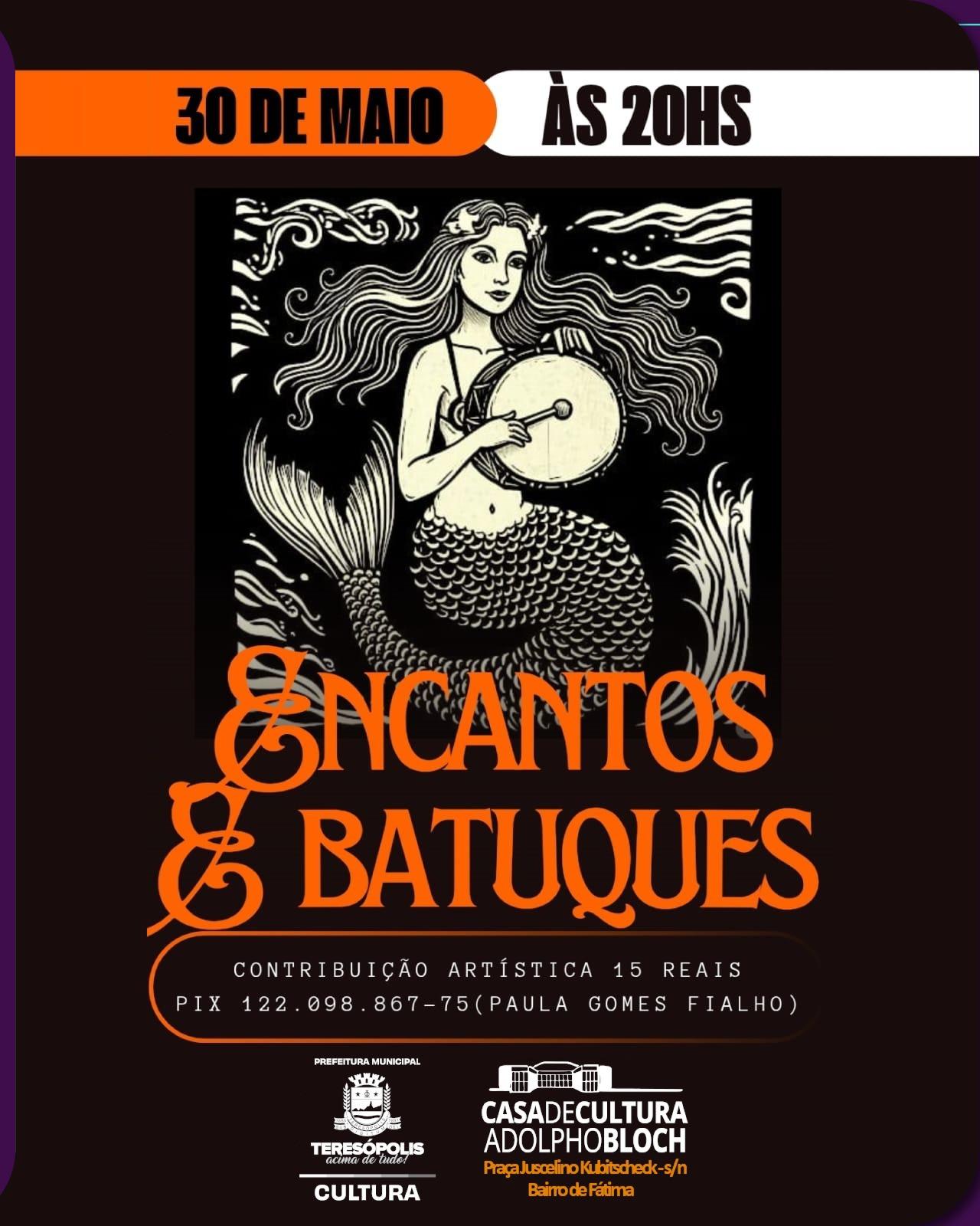 Espetáculo destaca as músicas populares de raiz na Casa de Cultura
