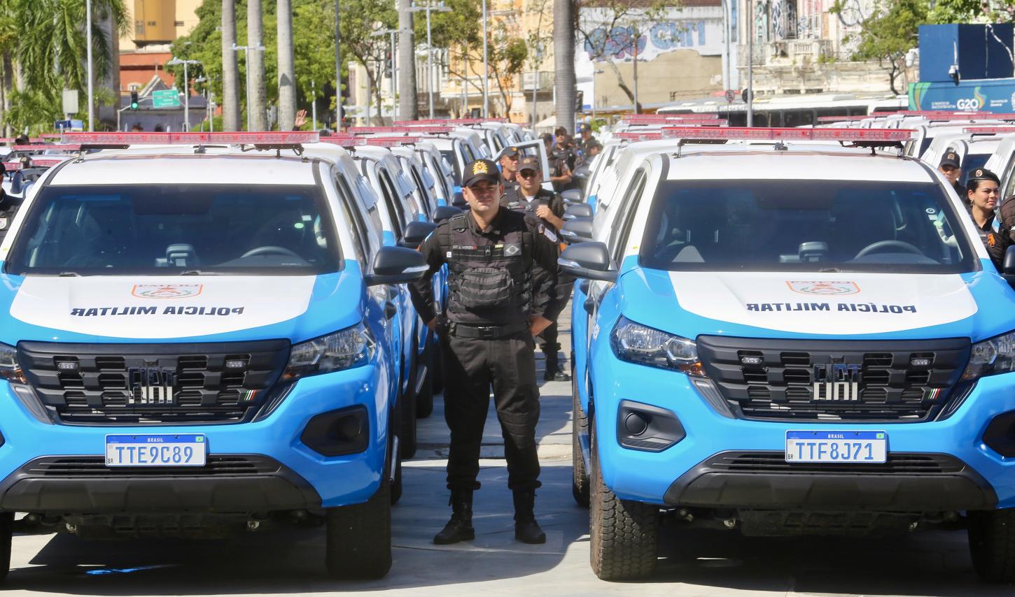 Estado entrega 214 novas viaturas à Polícia Militar e reforça investimentos em segurança pública