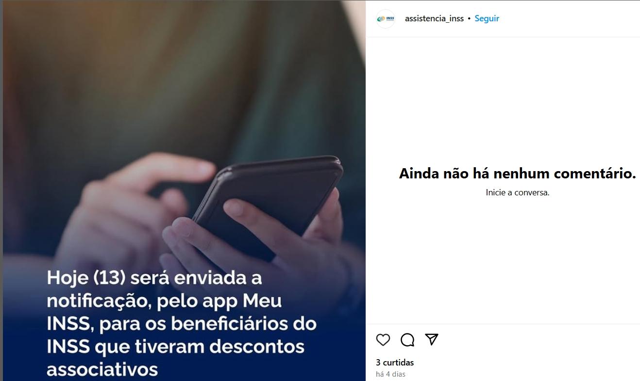Golpe em cima do golpe: INSS faz alerta sobre rede social