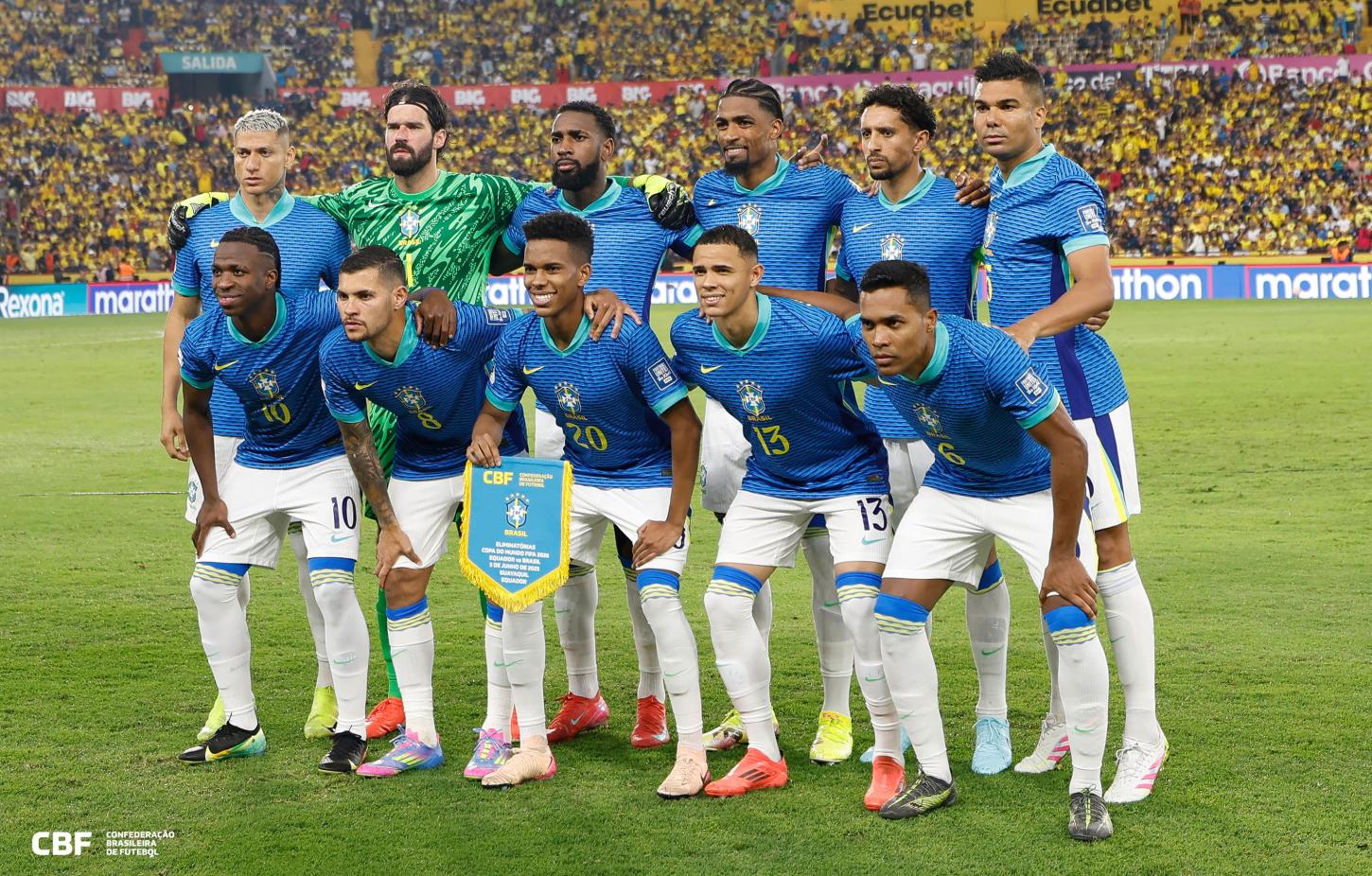 Brasil fica no 0x0 com Equador na estreia de Ancelotti