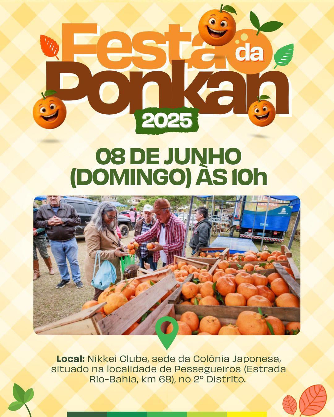 Festa da Ponkan é atração no interior de Teresópolis