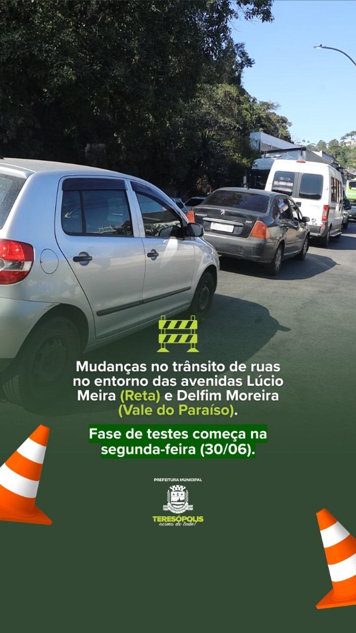 Mudanças no trânsito para melhorar a fluidez de veículos na Reta
