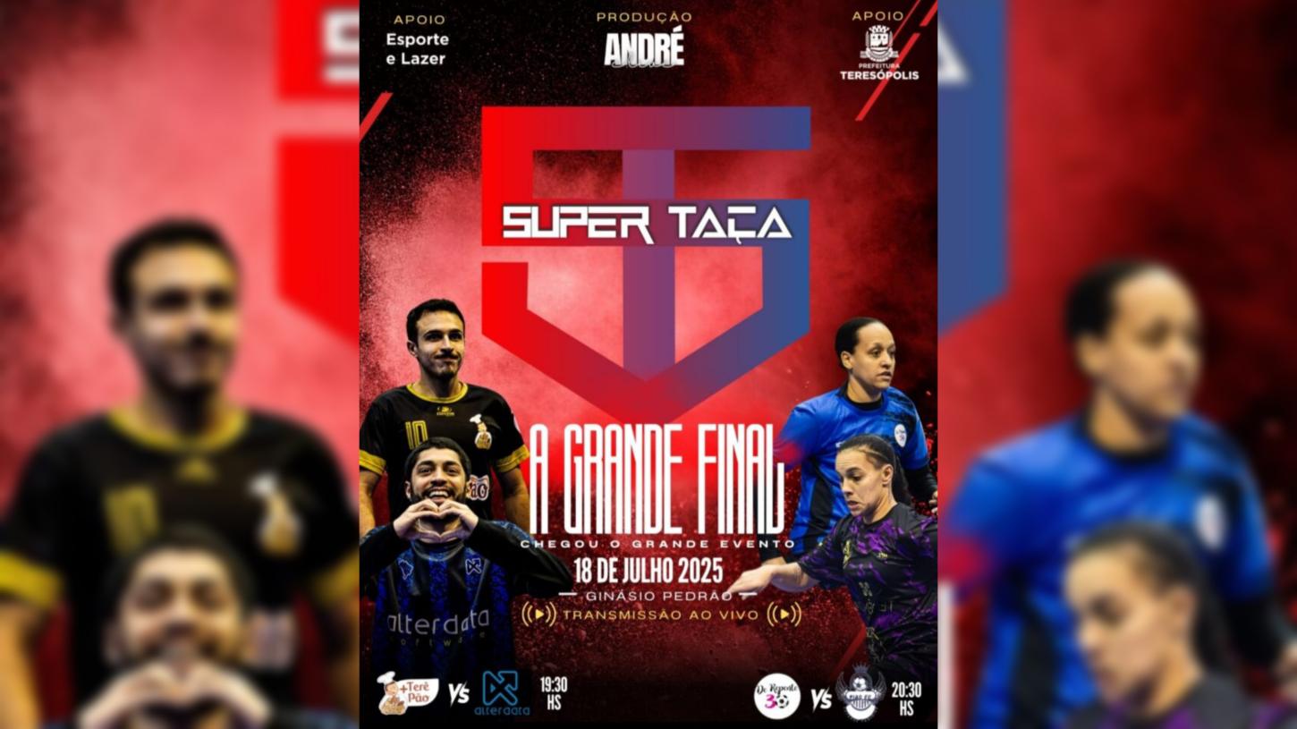 Jogo decisivo de futsal no Ginásio Pedrão