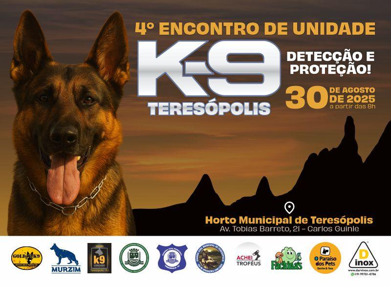 4º Encontro de Unidades K9 de Teresópolis acontece no próximo sábado, 30