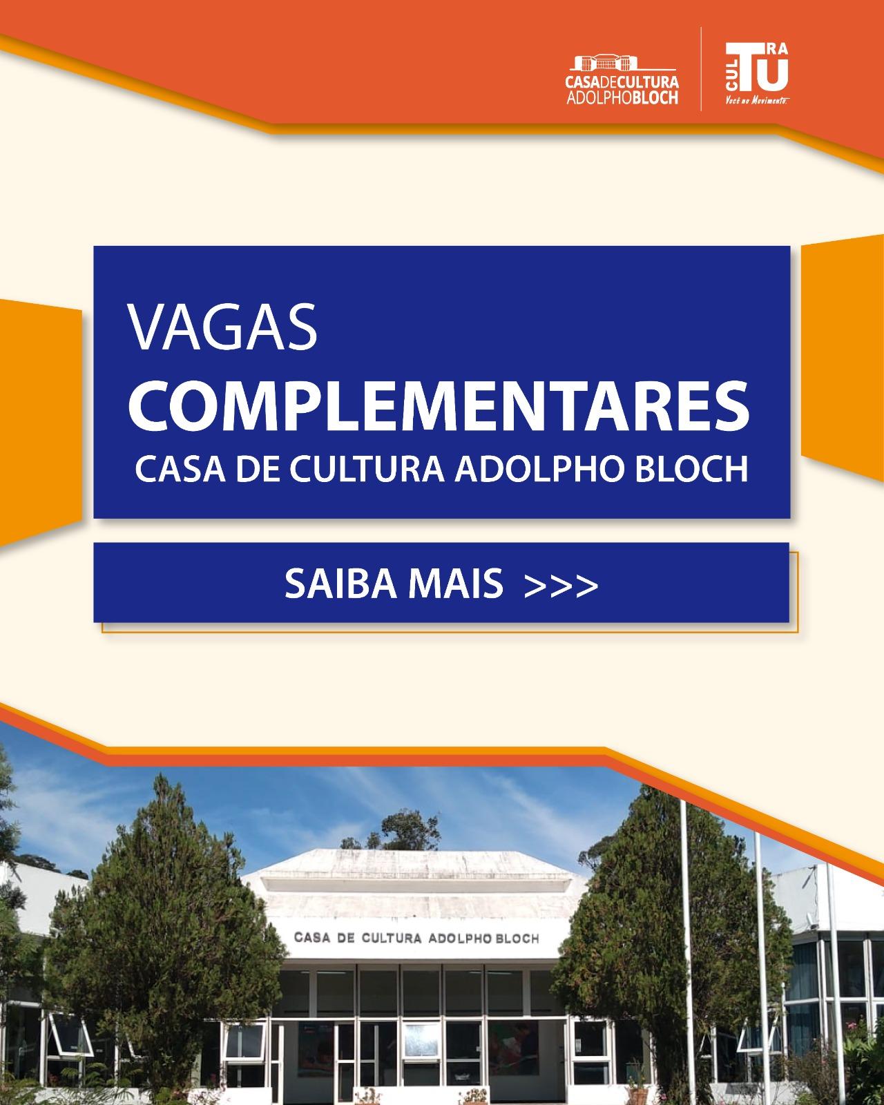 Casa de Cultura tem inscrições para 195 vagas remanescentes