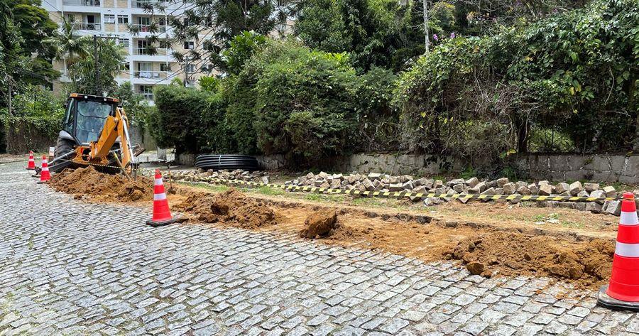 Obras da Águas da Imperatriz causam transtorno a motoristas e moradores