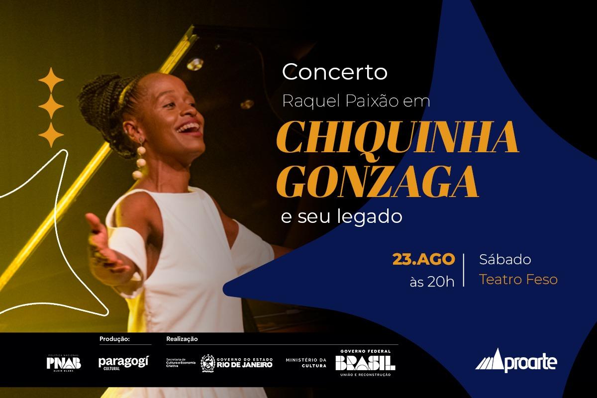 Teatro Feso recebe concerto “Chiquinha Gonzaga e seu legado”, no sábado (23)