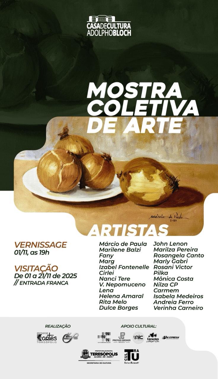Casa de Cultura recebe mostra coletiva