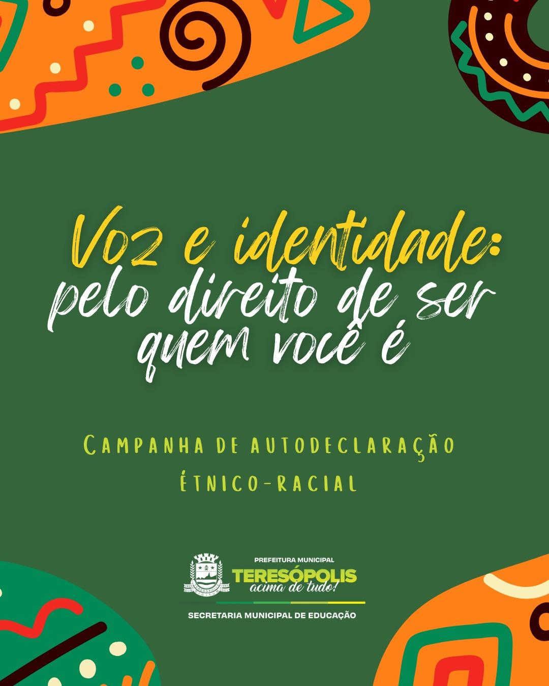 Secretaria de Educação de Teresópolis lança Campanha de Autodeclaração Étnico-racial